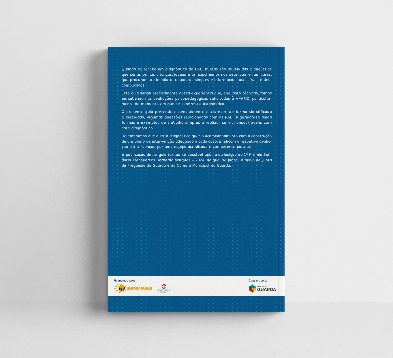 Contracapa do livro Perturbações da Aprendizagem Específicas - APAFID